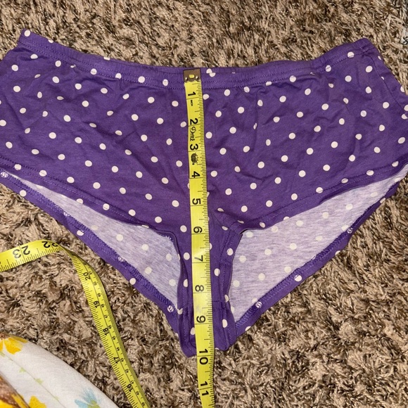 Victoria Secret purple and white  polka-dot pajama set - Picture 4 of 6